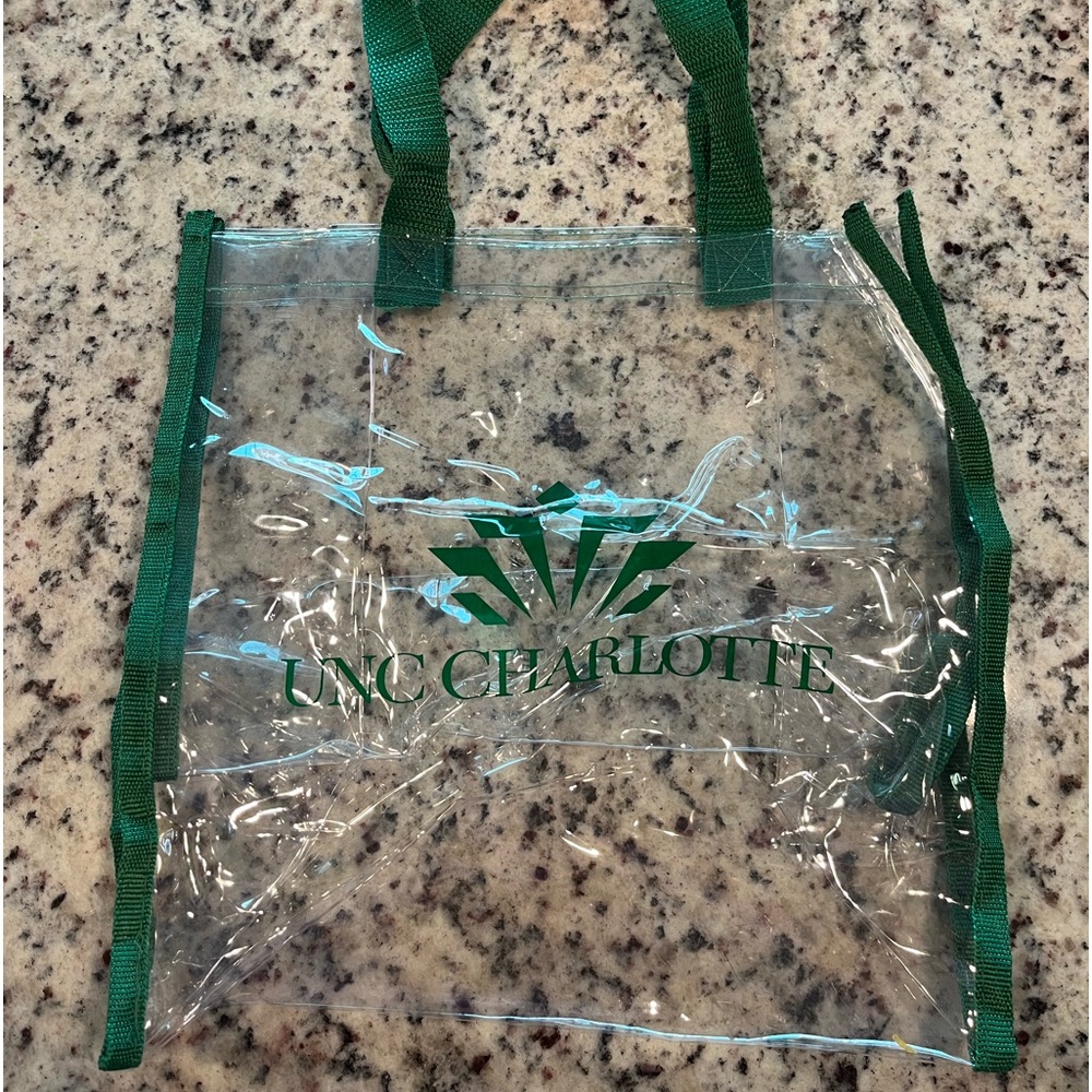  Unc Charlotte Clear Tote Stadium Bag New Condition Gem